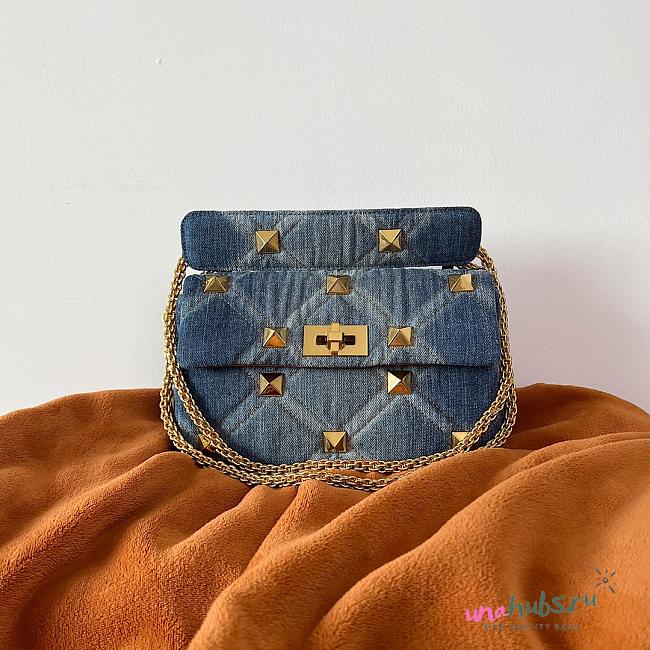 VALENTINO Garavani Stud denim bag - 1