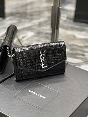 YSL UPTOWN chain wallet in crocodile bag - 6