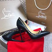 Louboutin stud black heel - 6