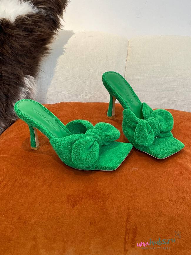 Bottega Veneta Green Towel Heel - 1