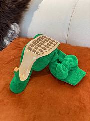 Bottega Veneta Green Towel Heel - 4