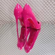 Lousboutin pink patent heel - 6