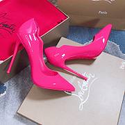 Lousboutin pink patent heel - 3