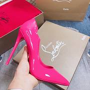 Lousboutin pink patent heel - 2