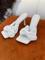 Bottega Veneta White Towel Heel - 6