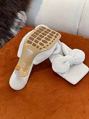 Bottega Veneta White Towel Heel - 4