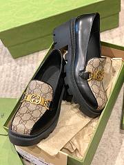 GUCCI GG leather loafers 01 - 2