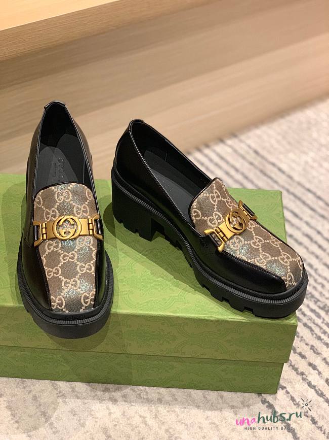 GUCCI GG leather loafers 02 - 1