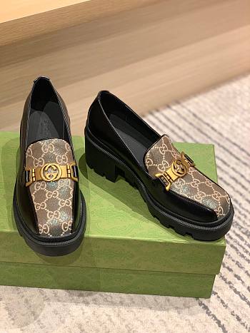 GUCCI GG leather loafers 02