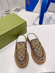 GUCCI leather slippers - 6