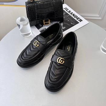 GUCCI Double G matelassé leather loafers 02