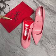 Louboutin pink heel - 5