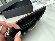 Chanel black lampskin wallet - 2