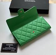 Chanel green caviar wallet - 3