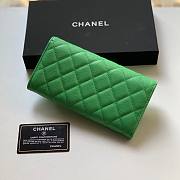 Chanel green caviar wallet - 2