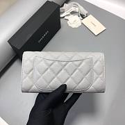 Chanel gray caviar wallet - 5