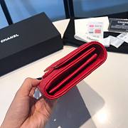 Chanel red caviar wallet - 2