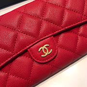 Chanel red caviar wallet - 6