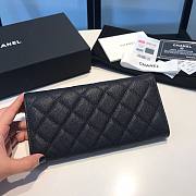 Chanel black caviar wallet - 5