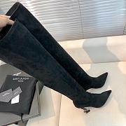 YSL black high boots  - 3