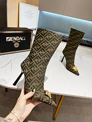 Fendi canvas boots - 3