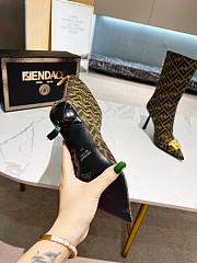 Fendi canvas boots - 4