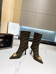 Fendi canvas boots - 6