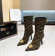 Fendi canvas boots - 1