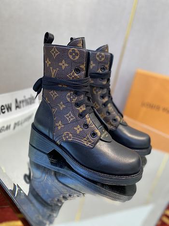 Louis Vuitton monogram boots