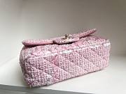 Chanel 22C Pink Tweed Mini Flap Bag 25cm - 4