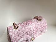 Chanel 22C Pink Tweed Mini Flap Bag 25cm - 5