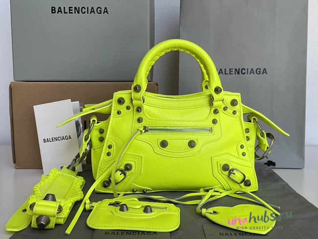 Balenciaga neon cagole XS handle bag - 1