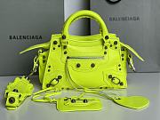 Balenciaga neon cagole XS handle bag - 5