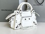 Balenciaga white cagole XS handle bag - 3