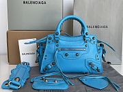 Balenciaga blue cagole XS handle bag - 1