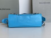 Balenciaga blue cagole XS handle bag - 6