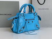 Balenciaga blue cagole XS handle bag - 3