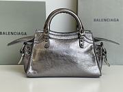 Balenciaga silver cagole XS handle bag - 5