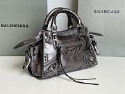 Balenciaga silver cagole XS handle bag - 3