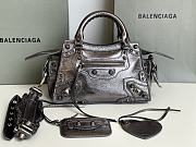 Balenciaga silver cagole XS handle bag - 2