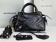 Balenciaga black cagole XS handle bag - 5