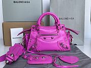 Balenciaga hot pink cagole XS handle bag - 1