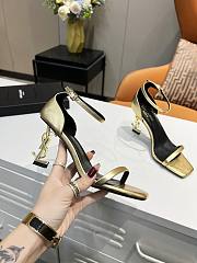 YSL gold heels  - 5