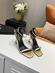 YSL gold heels  - 1