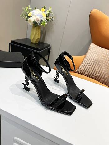 YSL black patent heels