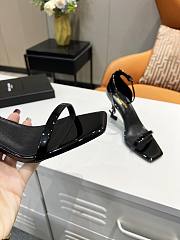 YSL black patent heels - 5