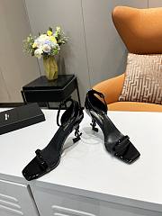 YSL black patent heels - 3