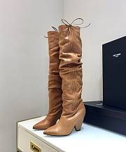 YSL brown high boots - 5