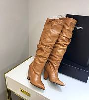 YSL brown high boots - 4