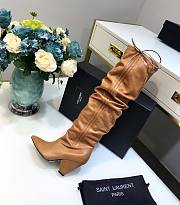 YSL brown high boots - 2